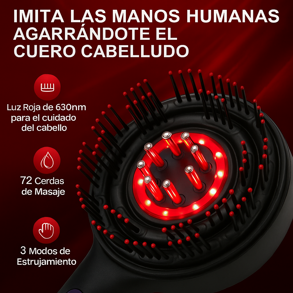 Revitaliza – Masajeador Capilar con Luz Roja para Fortalecer tu Cabello