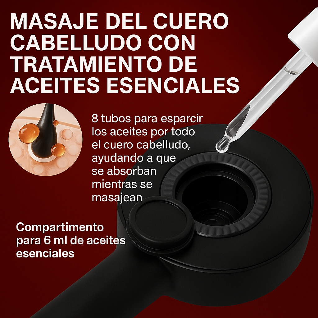 Revitaliza – Masajeador Capilar con Luz Roja para Fortalecer tu Cabello