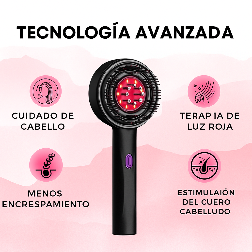 Revitaliza – Masajeador Capilar con Luz Roja para Fortalecer tu Cabello